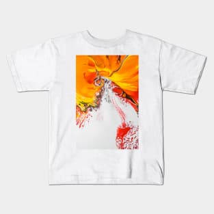 Warm Hues Abstract Kids T-Shirt